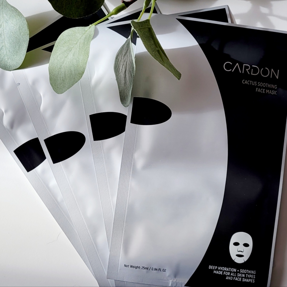 Cardon Cactus Soothing Face Mask - 4 Masks